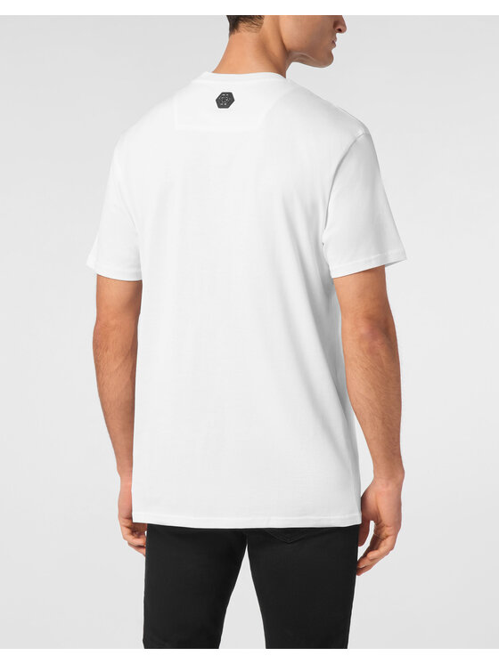 PHILIPP PLEIN PHILIPP PLEIN T-Shirt 22601 Biały Regular Fit