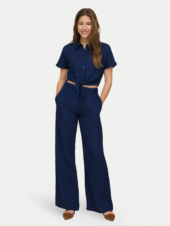 ONLY ONLY Πουκάμισο Leoni 15367290 Σκούρο μπλε Regular Fit