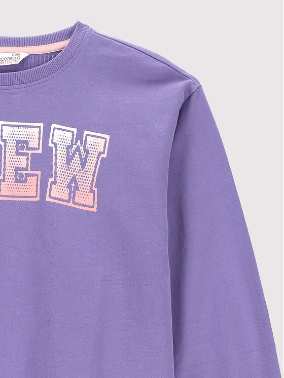 Coccodrillo Coccodrillo Sweatshirt ZC2132102EVG Violett Relaxed Fit