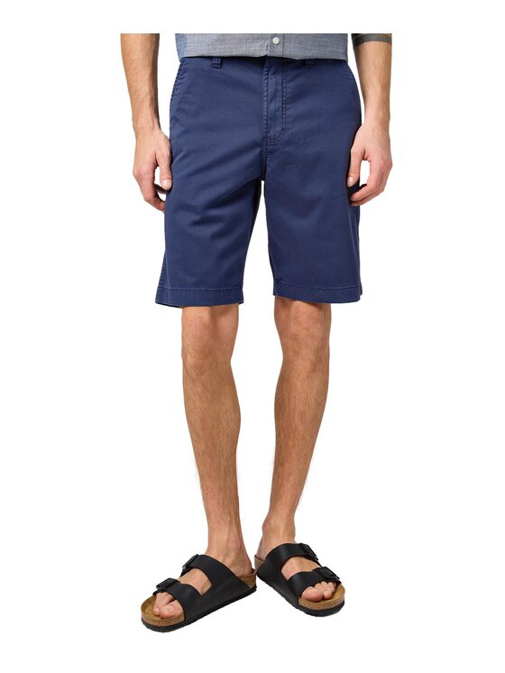 Wrangler Wrangler Pantaloncini di tessuto 112362348 Blu scuro Regular Fit