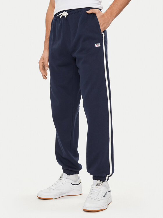 Reebok Teplákové nohavice Court Sport 100075479 Tmavomodrá Relaxed Fit