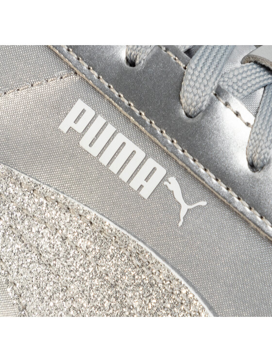 Puma suede sales argento