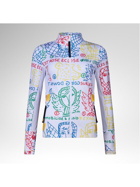 Rossignol Rossignol Polar W Jcc Fleece Jacket Kolorowy Slim Fit