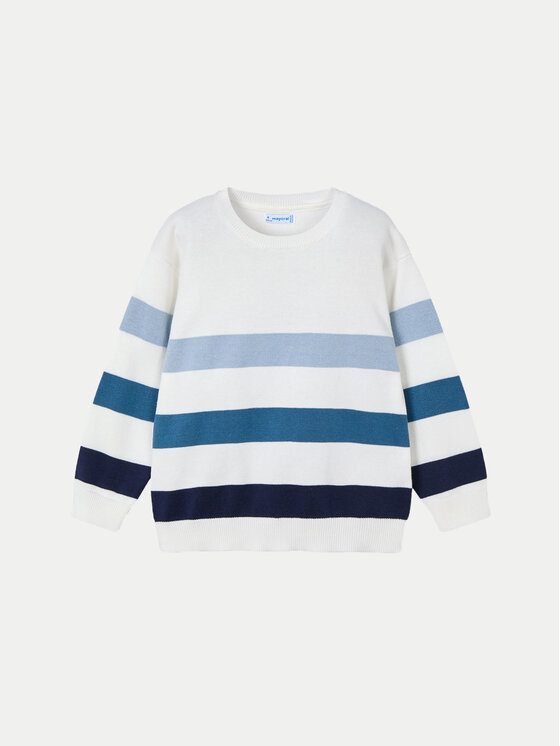 Mayoral Mayoral Pulover 3366 Albastru Regular Fit