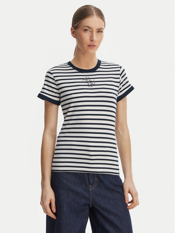 Guess Guess Marškinėliai W6GI18 K3040 Spalvota Classic Fit