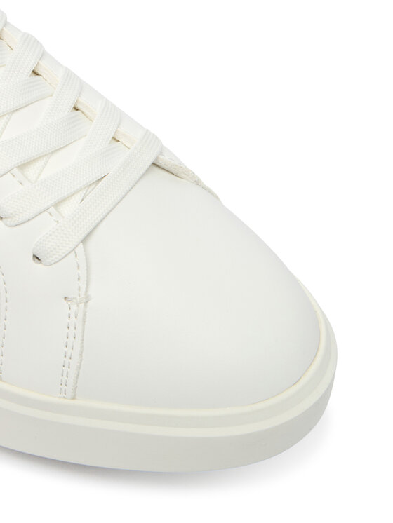 Calvin Klein Calvin Klein Sneakersy Low Pro Cup Laceup Lth Moire HW0HW02845 Biały
