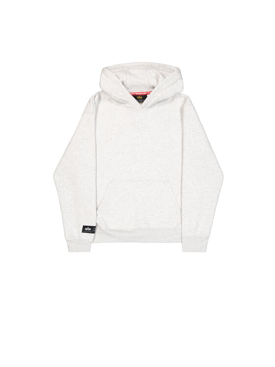Alpha Industries Alpha Industries Bluza Label Backprint Hoodie Szary Regular Fit