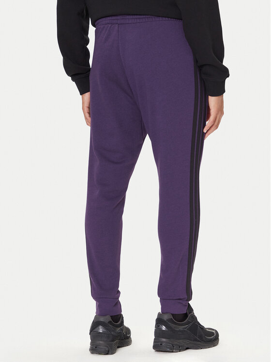 adidas adidas Sportinės kelnės Essentials 3-Stripes JX0750 Violetinė Regular Fit