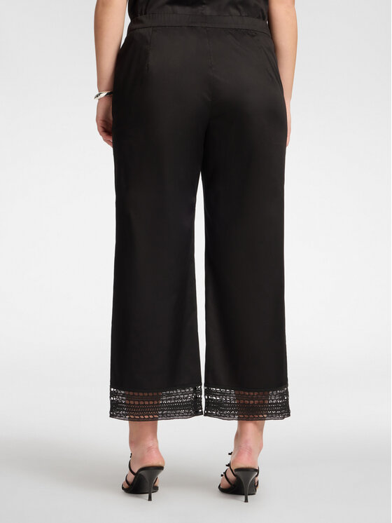 Elena Mirò Elena Mirò Spodnie materiałowe P008P000456N033 Czarny Regular Fit