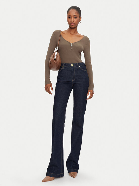 Morgan Morgan Maglione 232-MBANZA Beige Slim Fit