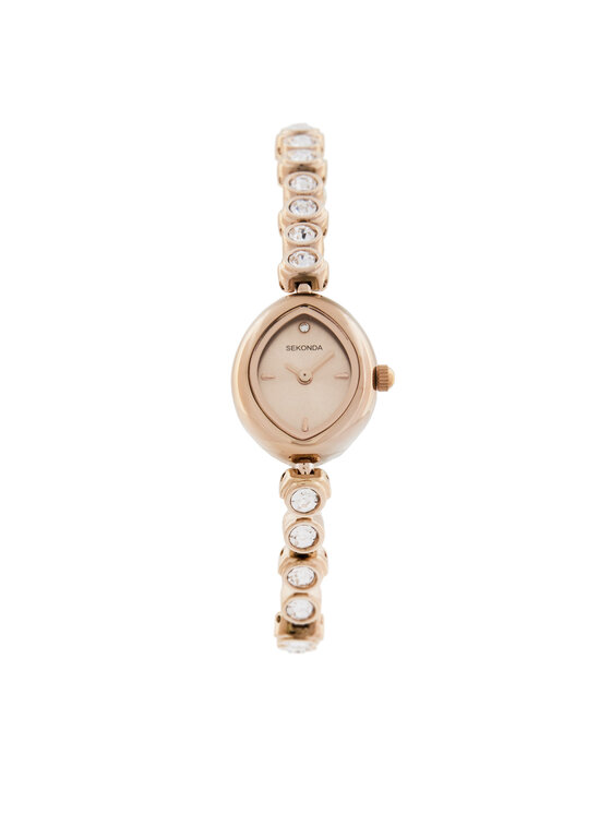 Sekonda Sekonda Uhr, Halskette und Ohrringe Set 49035 Roségold
