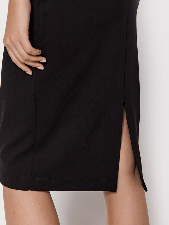 Gonna midi P2ANQM27 Nero Slim Fit