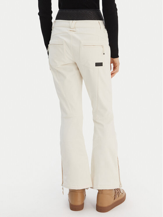 Roxy Roxy Παντελόνι snowboard Rising High ERJTP03295 Λευκό Skinny Fit