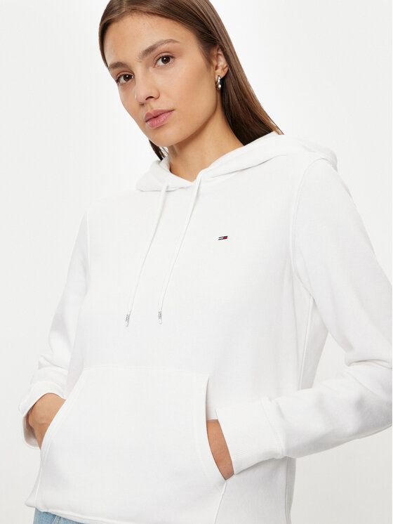 Tommy Jeans Tommy Jeans Bluză DW0DW19958 Alb Regular Fit