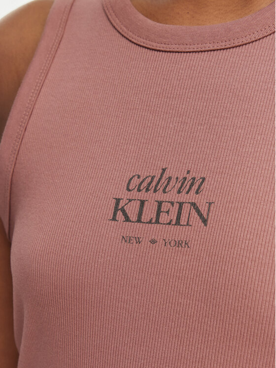 Calvin Klein Jeans Calvin Klein Jeans Top LV047F239G Maro deschis Slim Fit