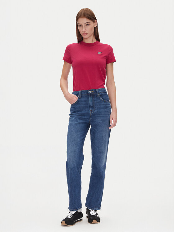 Tommy Jeans Tommy Jeans T-shirt Tjw Reg Badge Tee DW0DW20153 Ružičasta Regular Fit