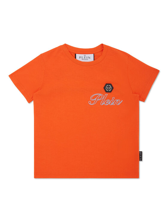 PHILIPP PLEIN PHILIPP PLEIN T-shirt 28187 Arancione Regular Fit