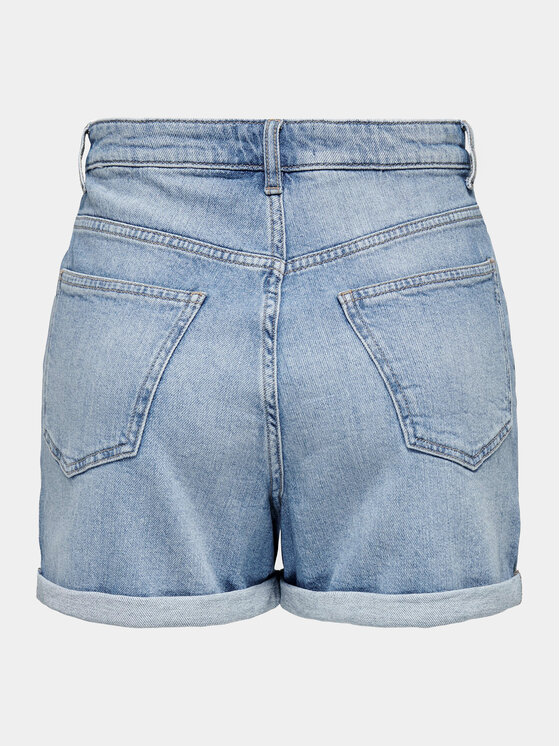 ONLY ONLY Kratke traperice Josephine 15321381 Plava Regular Fit