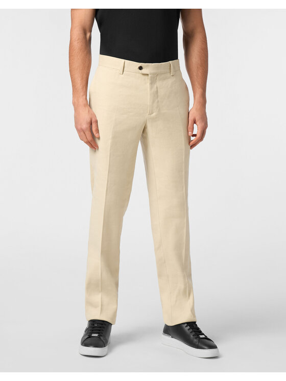 PHILIPP PLEIN PHILIPP PLEIN Chinosy 24571 Biały Chino Fit