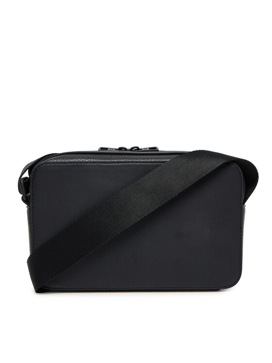 Tommy Hilfiger Tommy Hilfiger Geantă crossover Th Monogram Ew Reporter AM0AM13837 Negru