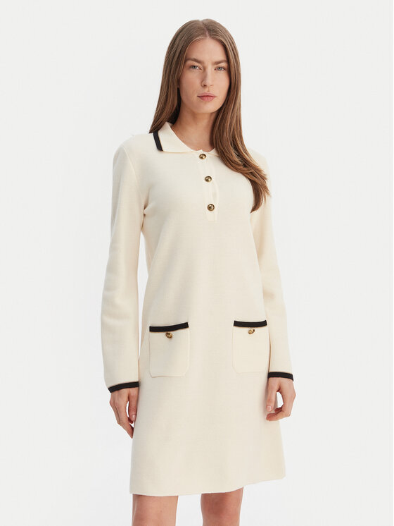 Luisa Spagnoli Luisa Spagnoli Трикотажна сукня Mariolina 100305 Бежевий Regular Fit