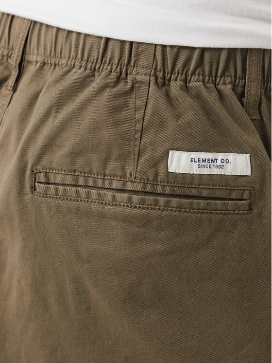 Element Element Chino kalhoty Regular Comfort Twill ELYNP00190 Khaki Regular Fit