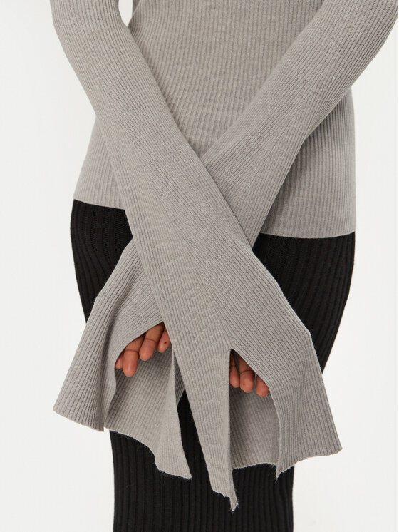 Kontatto Kontatto Maglione 3M0116N AI253M01 Grigio Slim Fit