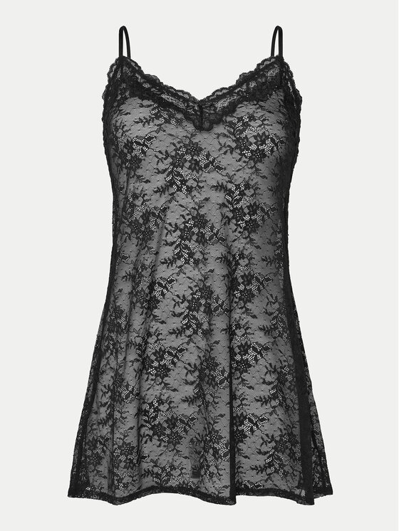 Dorina Dorina Ефирна нощница FXDS0010LA176 Черен Regular Fit