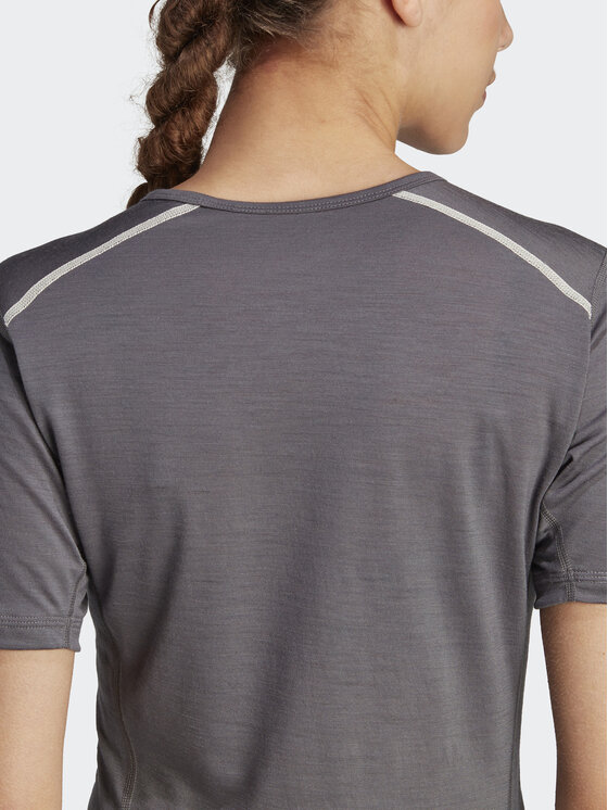 adidas adidas Termoaktīva apģērba augšdaļa Xperior Merino 150 HZ8550 Pelēks Slim Fit
