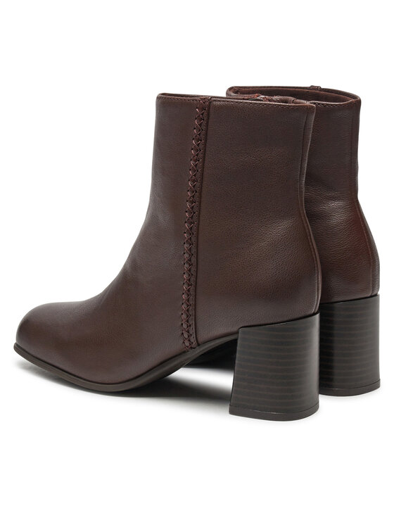 Clarks Clarks Členková obuv Keirsta Faye 26180038 Hnedá