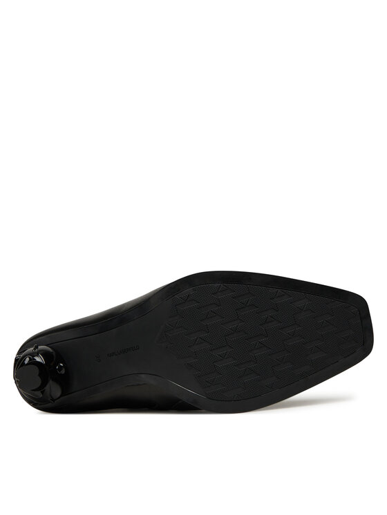 KARL LAGERFELD KARL LAGERFELD Μποτάκια Nft Heel Zip KL39135 Μαύρο