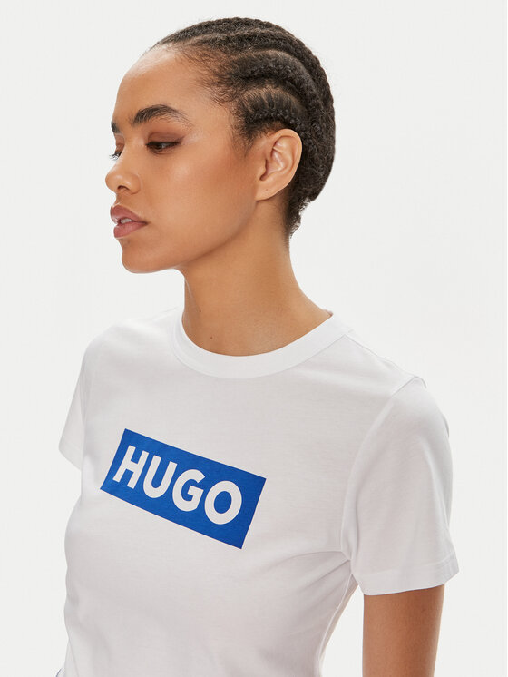 HUGO Hugo Tricou Classic 50510772 Alb Regular Fit
