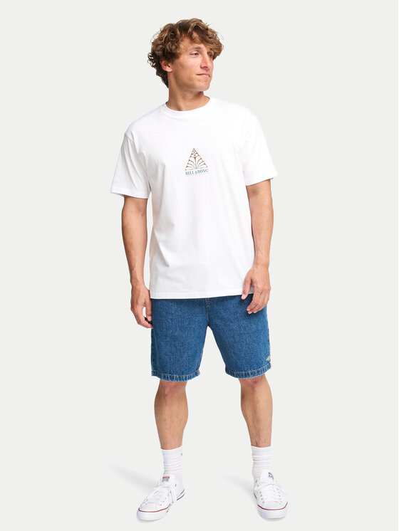 Billabong Billabong Marškinėliai Floating EBYZT00387 Balta Regular Fit