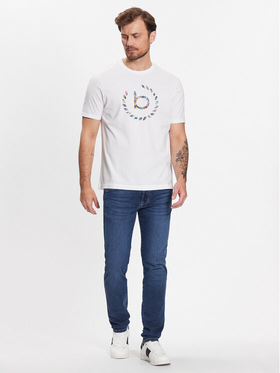 T-shirt 8350 35044 Bianco Regular Fit