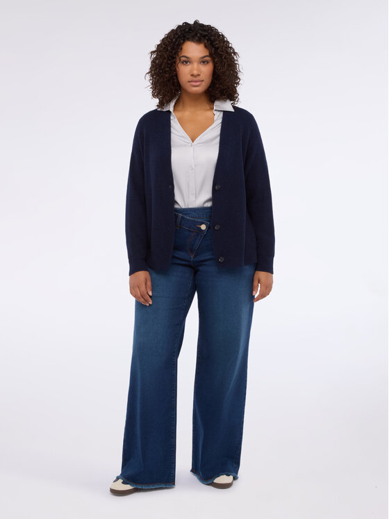 Fiorella Rubino Fiorella Rubino Jeansy P433T005069N034 Niebieski Over Fit