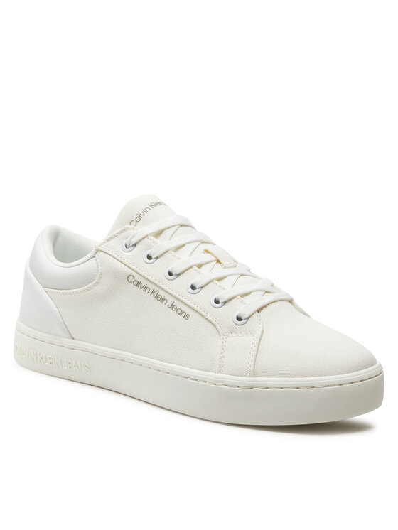Calvin Klein Jeans Calvin Klein Jeans Sneakersy Classic Cupsole Low Lth In Dc YM0YM00976 Bílá