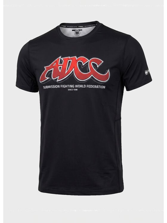 PITBULL PITBULL Koszulka techniczna ADCC Czarny Regular Fit