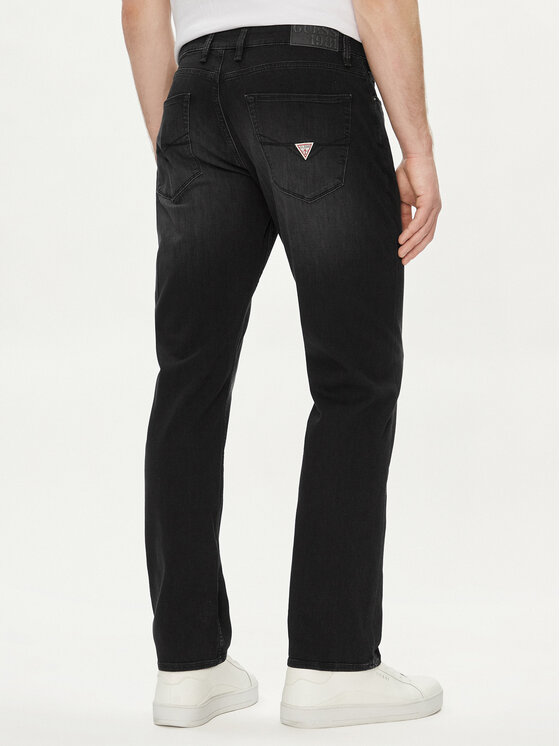 Guess Guess Джинси Angels M4GAN2 D5AX1 Чорний Slim Fit