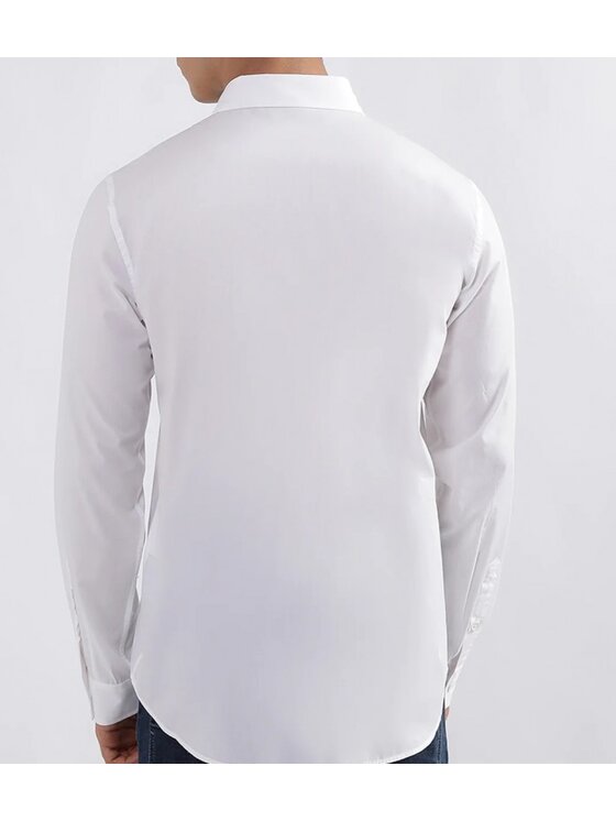 Just Cavalli Just Cavalli Košile 74OBLYS2 74MM201 Bílá Regular Fit