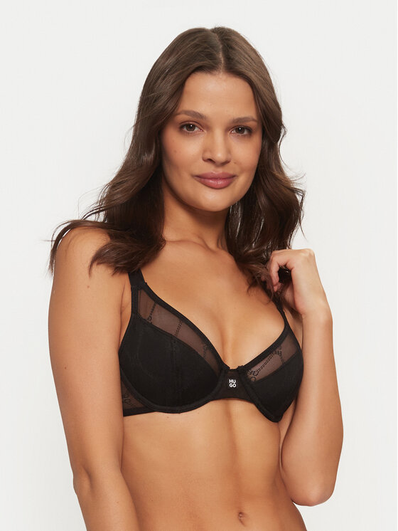 HUGO Hugo Reggiseno con ferretto 50527186 Nero