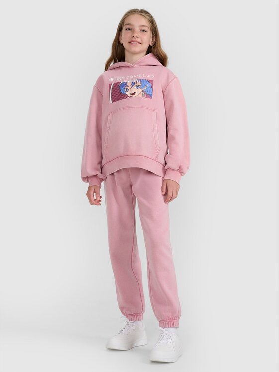 4F 4F Μπλούζα 4FJRAW25TSWSF2294-54S Ροζ Oversize