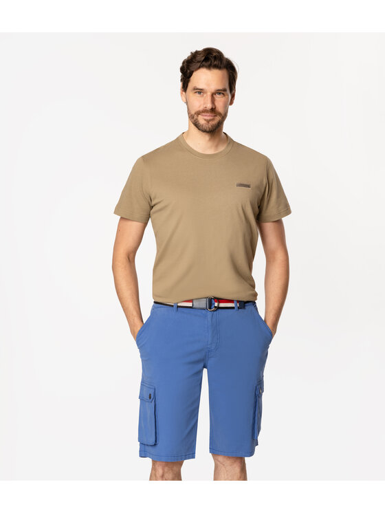 Lee Cooper Lee Cooper Bermudy SIMONE 9802 Niebieski Regular Fit
