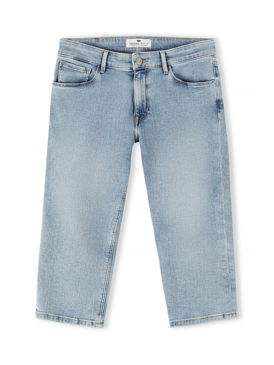 Cross Jeans Cross Jeans Szorty jeansowe P 457-036 Niebieski