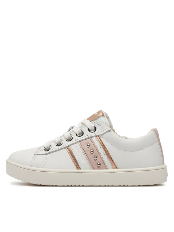 Geox Geox Sneakersy J Kathe G. F J16EUF 00085 C1Z8W M Biały