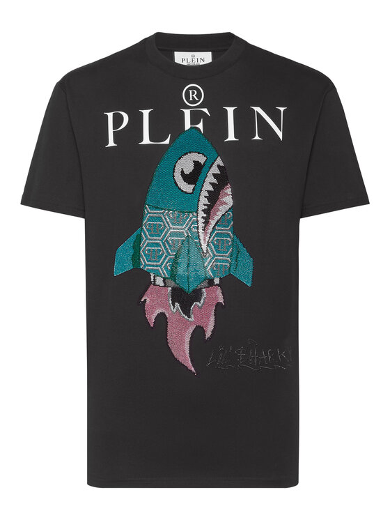 PHILIPP PLEIN PHILIPP PLEIN Tričko 3641 Čierna Regular Fit
