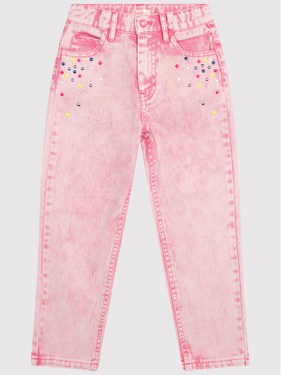 Billieblush Jeansy U14612 Różowy Regular Fit Modivo.pl