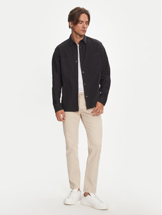 Jack&Jones Jack&Jones Košulja Logan 12262112 Crna Relaxed Fit