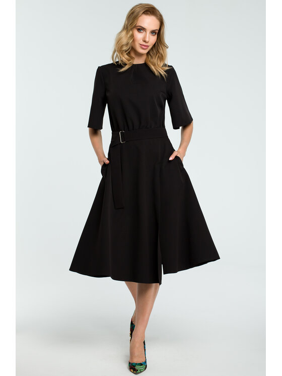 Made of Emotion Made of Emotion Abito da cocktail M396 Nero A-Line Fit