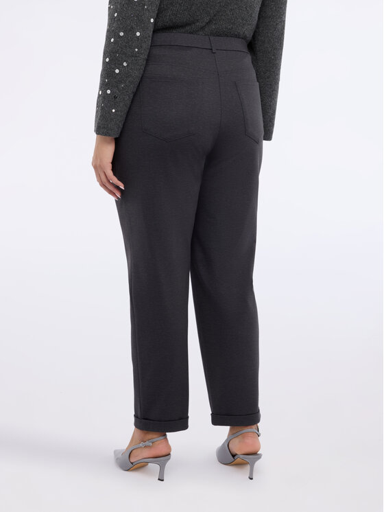 Fiorella Rubino Fiorella Rubino Spodnie materiałowe P847L002258N013 Szary Regular Fit