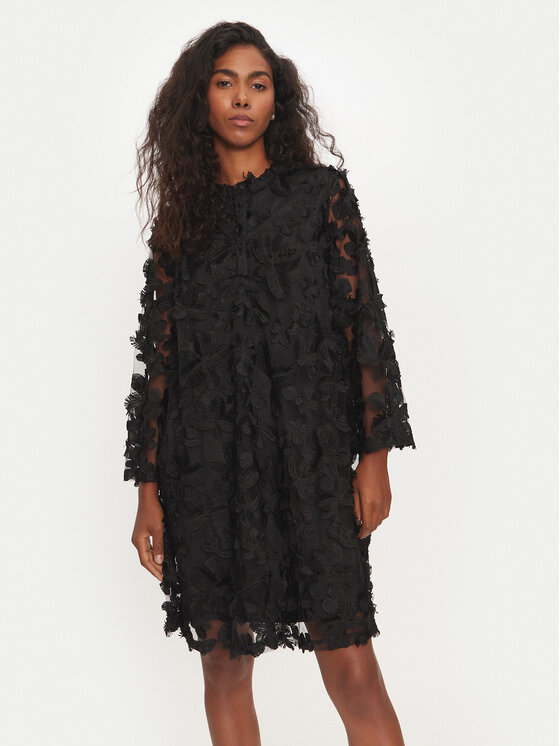 YAS YAS Abito da cocktail Arly 26036198 Nero Loose Fit